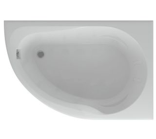 Акриловая ванна АКВАТЕК Вирго 150x100 см правая без гидромассажа